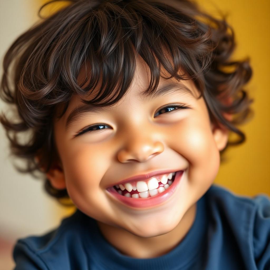 Criança sorrindo